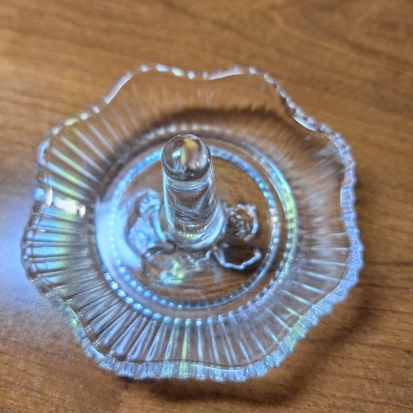CRYSTAL RING DISH (NEW) - Picture 1 of 5